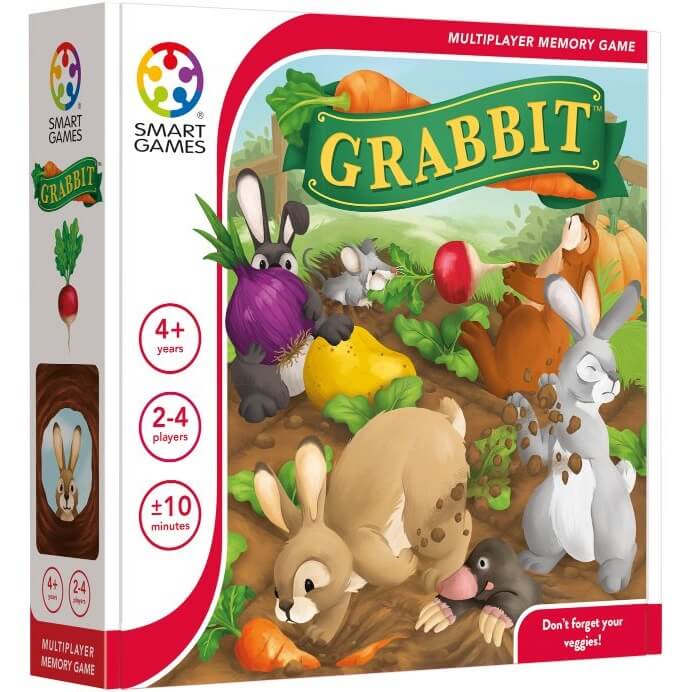 SmartGames SmartGames Grabbit peli edullisesti HyväPeli.fi:stä. Hinta: 20,90 €. Tuoteryhmät: Lautapelit ja seurapelit, Älypelit ja pulmapelit, Opettavat pelit