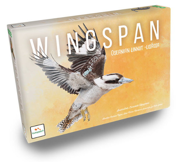 Wingspan: Oseanian linnut lisäosa peli edullisesti HyväPeli.fi:stä. Hinta: 23,90 €. Tuoteryhmät: Lautapelit ja seurapelit, Opettavat pelit