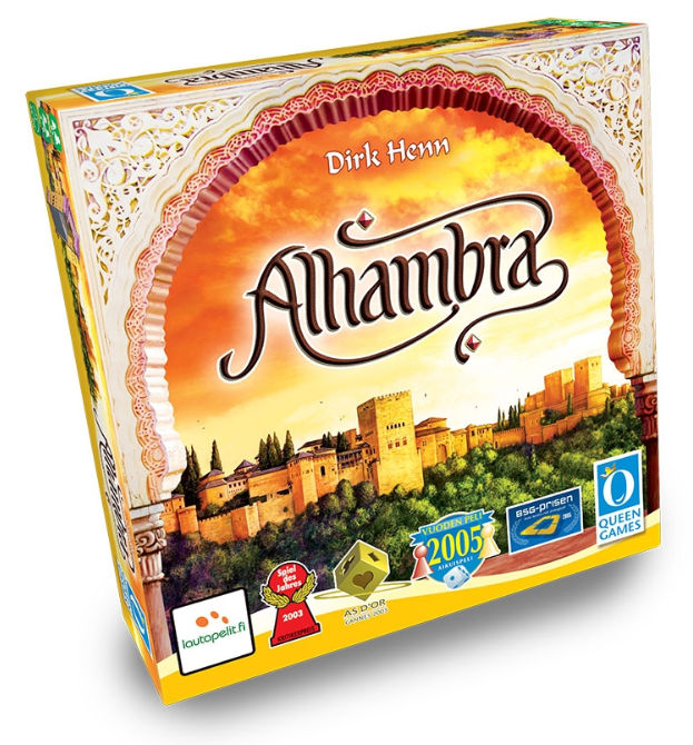 Alhambra peli edullisesti HyväPeli.fi:stä. Hinta: 23,90 €. Tuoteryhmä: Lautapelit ja seurapelit.