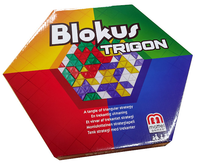 Mattel Blokus Trigon peli edullisesti HyväPeli.fi:stä. Hinta: 28,90 €. Tuoteryhmä: Lautapelit ja seurapelit.