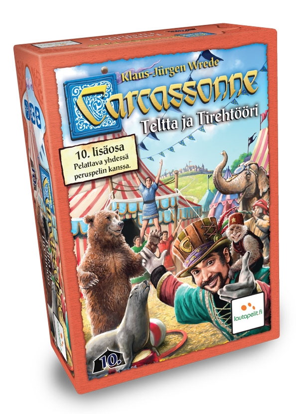 Carcassonne Teltta ja Tirehtööri peli edullisesti HyväPeli.fi:stä. Hinta: 14,80 €. Tuoteryhmä: Lautapelit ja seurapelit.