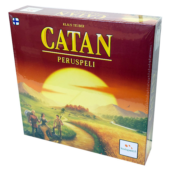 Catan peruspeli peli edullisesti HyväPeli.fi:stä. Hinta: 26,80 €. Tuoteryhmä: Lautapelit ja seurapelit.