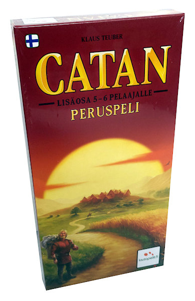 Catan peruspelin lisäosa 5-6 pelaajalle peli edullisesti HyväPeli.fi:stä. Hinta: 14,80 €. Tuoteryhmä: Lautapelit ja seurapelit.