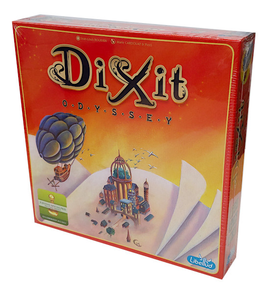 Dixit Odyssey peli edullisesti HyväPeli.fi:stä. Hinta: 25,90 €. Tuoteryhmä: Lautapelit ja seurapelit.