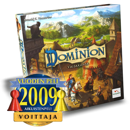 Dominion - Valtakunta (peruspeli) peli edullisesti HyväPeli.fi:stä. Hinta: 30,90 €. Tuoteryhmät: Lautapelit ja seurapelit, Korttipelit