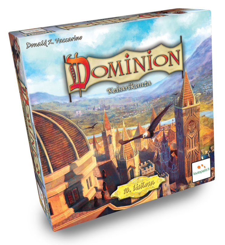 Dominion - Keisarikunta (10. lisäosa) peli edullisesti HyväPeli.fi:stä. Hinta: 29,90 €. Tuoteryhmät: Lautapelit ja seurapelit, Korttipelit