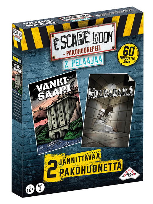 Escape Room Pakohuonepeli kahdelle pelaajalle