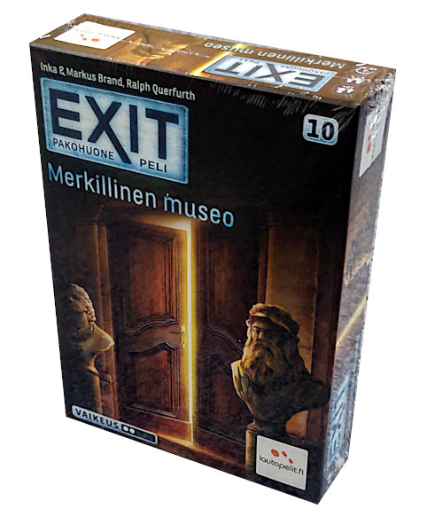 EXIT - Merkillinen museo peli edullisesti HyväPeli.fi:stä. Hinta: 13,90 €. Tuoteryhmät: Lautapelit ja seurapelit, Älypelit ja pulmapelit