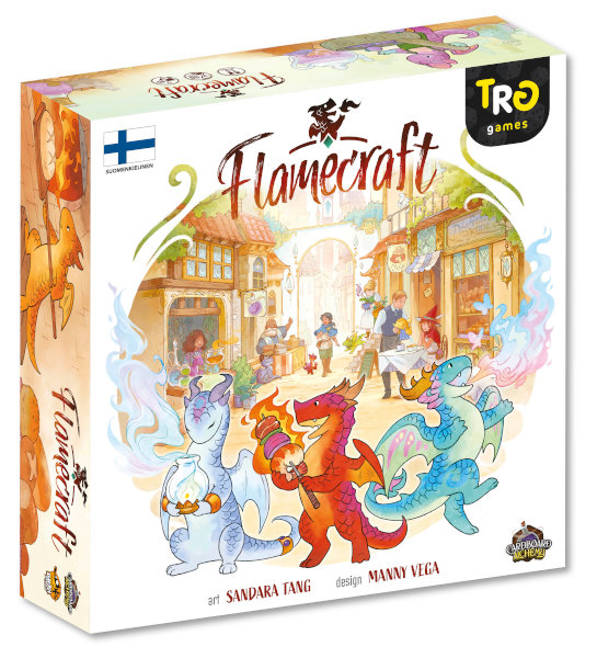 Flamecraft peli edullisesti HyväPeli.fi:stä. Hinta: 31,90 €. Tuoteryhmä: Lautapelit ja seurapelit.