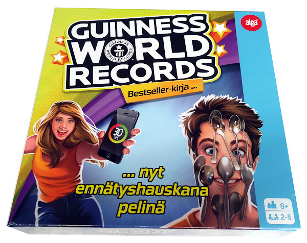 Alga Guinness World Records peli edullisesti HyväPeli.fi:stä. Hinta: 12,90 €. Tuoteryhmä: Lautapelit ja seurapelit.