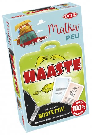 Tactic Haaste matkapeli peli edullisesti HyväPeli.fi:stä. Hinta: 7,90 €. Tuoteryhmät: Lautapelit ja seurapelit, Ulkopelit ja toimintapelit, Partypelit