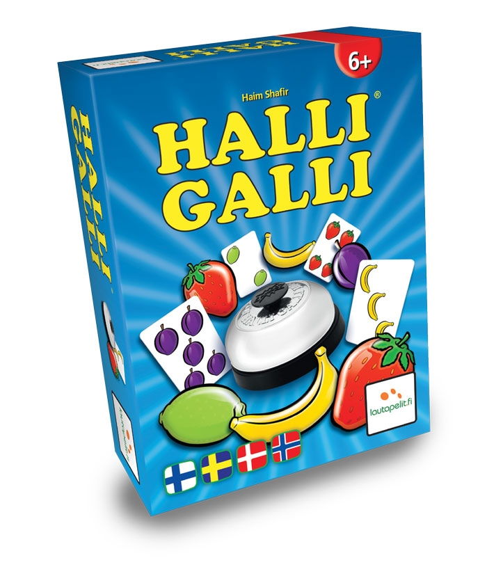 Halli Galli peli edullisesti HyväPeli.fi:stä. Hinta: 12,90 €. Tuoteryhmät: Lautapelit ja seurapelit, Korttipelit, Opettavat pelit