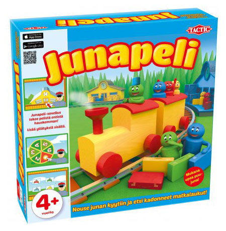 Tactic Junapeli peli edullisesti HyväPeli.fi:stä. Hinta: 23,90 €. Tuoteryhmä: Lautapelit ja seurapelit.