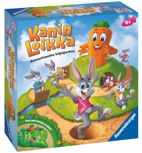 Ravensburger Kanin Loikka Deluxe peli edullisesti HyväPeli.fi:stä. Hinta: 22,90 €. Tuoteryhmä: Lautapelit ja seurapelit.