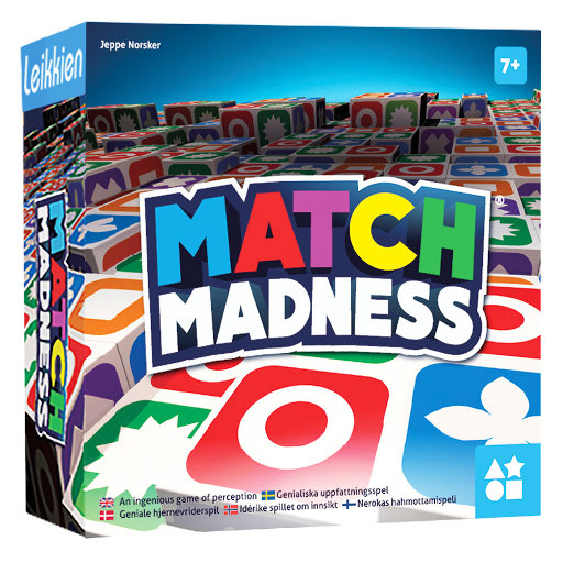 Leikkien Leikkien Match Madness peli edullisesti HyväPeli.fi:stä. Hinta: 22,50 €. Tuoteryhmät: Lautapelit ja seurapelit, Älypelit ja pulmapelit