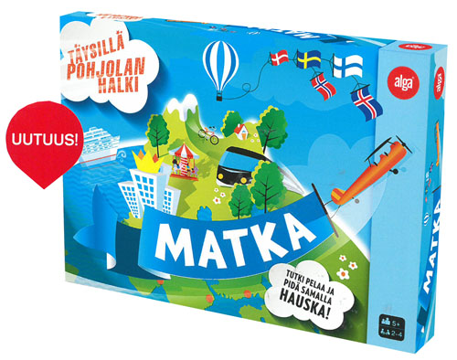 Alga Matka peli edullisesti HyväPeli.fi:stä. Hinta: 14,90 €. Tuoteryhmät: Lautapelit ja seurapelit, Opettavat pelit