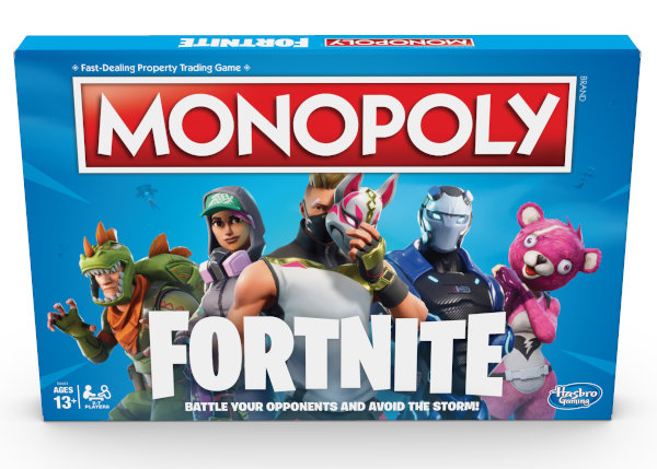 Hasbro Monopoly Fortnite (englanninkielinen) peli edullisesti HyväPeli.fi:stä. Hinta: 17,90 €. Tuoteryhmä: Lautapelit ja seurapelit.