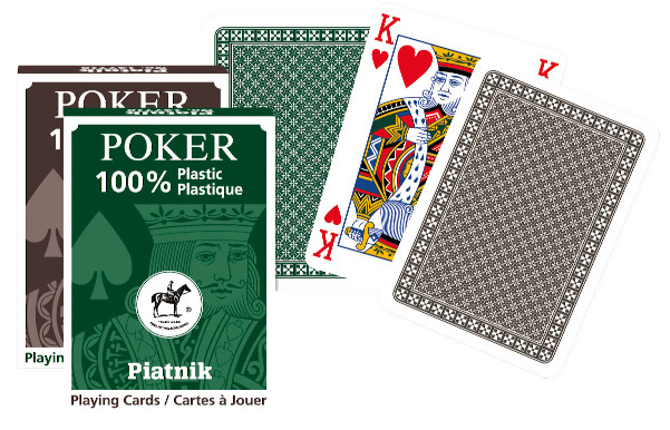 Muoviset Poker pelikortit peli edullisesti HyväPeli.fi:stä. Hinta: 5,95 €. Tuoteryhmä: Korttipelit.