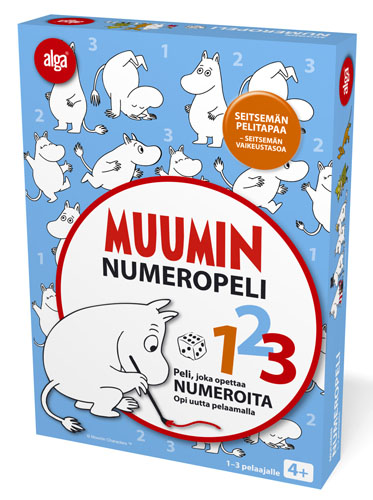 Alga Muumin numeropeli 123 peli edullisesti HyväPeli.fi:stä. Hinta: 12,90 €. Tuoteryhmät: Lautapelit ja seurapelit, Opettavat pelit