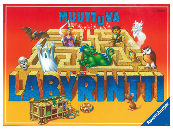 Ravensburger Muuttuva Labyrintti (Labyrinth) peli edullisesti HyväPeli.fi:stä. Hinta: 21,90 €. Tuoteryhmä: Lautapelit ja seurapelit.