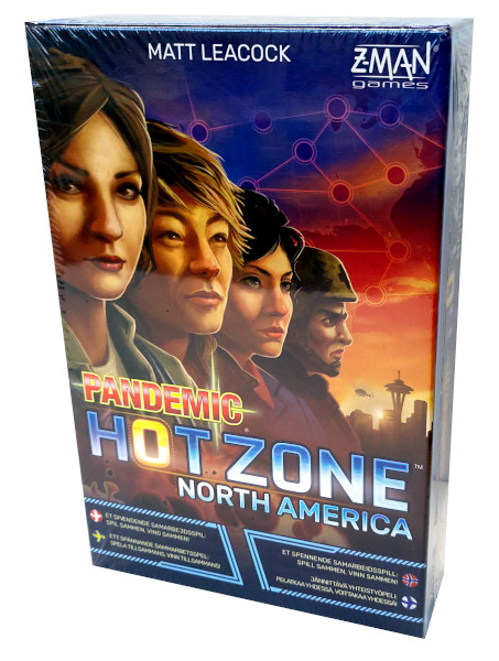Pandemic Hot Zone - North America peli edullisesti HyväPeli.fi:stä. Hinta: 19,90 €. Tuoteryhmä: Lautapelit ja seurapelit.