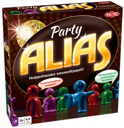 Tactic Party Alias peli edullisesti HyväPeli.fi:stä. Hinta: 16,90 €. Tuoteryhmät: Lautapelit ja seurapelit, Partypelit