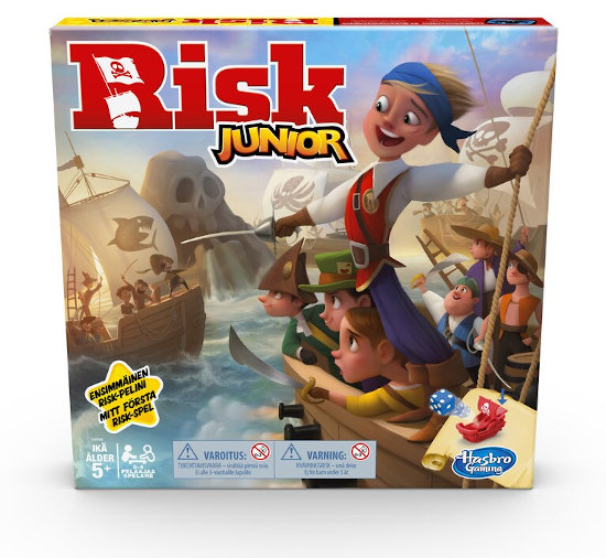 Hasbro Risk Junior peli edullisesti HyväPeli.fi:stä. Hinta: 17,90 €. Tuoteryhmä: Lautapelit ja seurapelit.