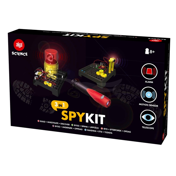 Alga Spy Kit 3 in 1 vakoilusetti