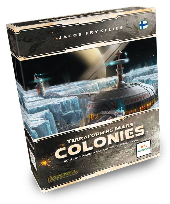 Terraforming Mars - Colonies peli edullisesti HyväPeli.fi:stä. Hinta: 19,70 €. Tuoteryhmä: Lautapelit ja seurapelit.