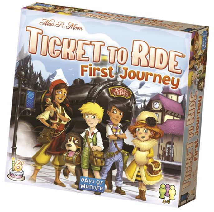 Ticket To Ride - First Journey peli edullisesti HyväPeli.fi:stä. Hinta: 21,90 €. Tuoteryhmä: Lautapelit ja seurapelit.