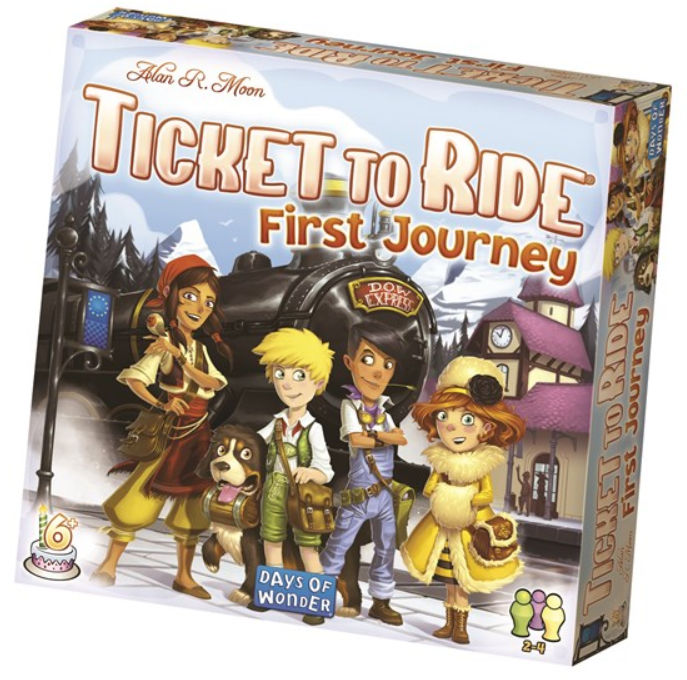 Ticket To Ride - First Journey peli edullisesti HyväPeli.fi:stä. Hinta: 24,90 €. Tuoteryhmä: Lautapelit ja seurapelit.