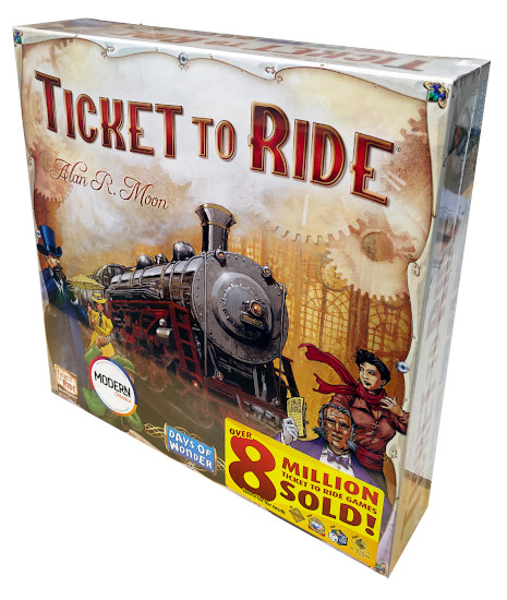 Ticket to Ride USA (Menolippu USA) peli edullisesti HyväPeli.fi:stä. Hinta: 35,90 €. Tuoteryhmä: Lautapelit ja seurapelit.